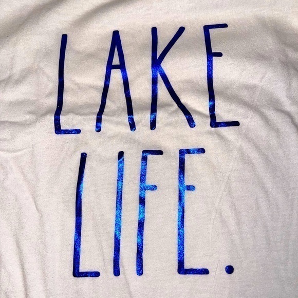 NWT Rae Dunn LAKE LIFE Shirt‎ - Picture 2 of 5